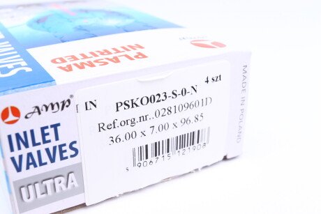 Фото 6 - Клапан впускний AMP PSKO023-S-0-N (PSKO023S0N)