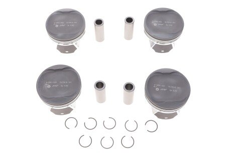 (к-кт 4 шт) Поршень Ravon R2 1.2 15- (70.75mm/+0.25) - AMP PX-RAV-4A-5901-025