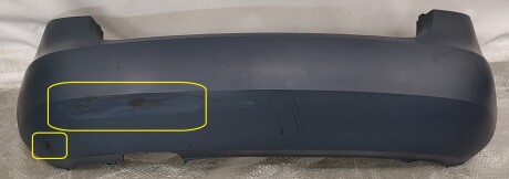 Бампер задній FABIA II, 07- (потертість) - AND 30807521REF3