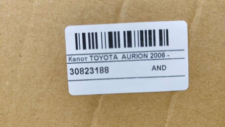 Капот TOYOTA AURION 2006 - - AND 30823188REF