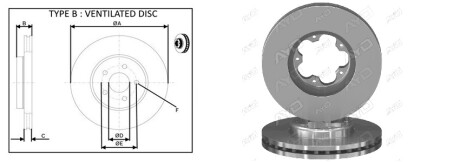 Фото товара Автозапчасть APLUS 61324AP : Купить на tto.com.ua