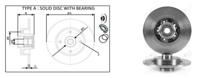 Фото товара Автозапчасть APLUS 61612BAP : Купить на tto.com.ua