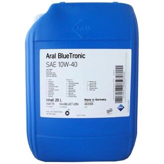 Моторна олива BlueTronic 10W-40, 20 л (14AF79) - ARAL 10487