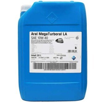 Моторное масло MegaTurboral LA 10W-40, 20 л - ARAL 15BD3B