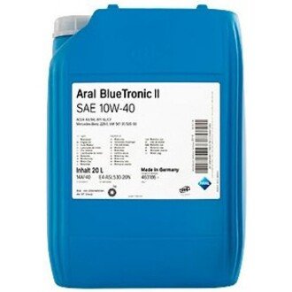 Моторна олива BlueTronic II 10W-40, 20 л (BLUETRONICII10W4020L) - ARAL 15F072