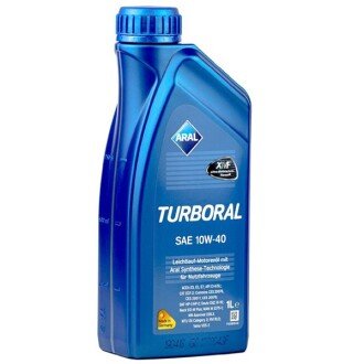 Моторна олива Turboral 10W-40, 1 л (15BCCA) - ARAL 22007 (фото 1)