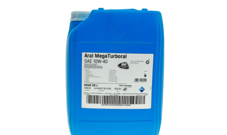 Олива 10W40 MegaTurboral (20L) (MB228.5/RLD-2/VDS-3) - ARAL AR-15BC45