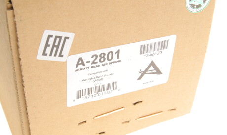 Фото 2 - Стійка амортизатору (амортизатор) ARNOTT A-2801 (A2801)