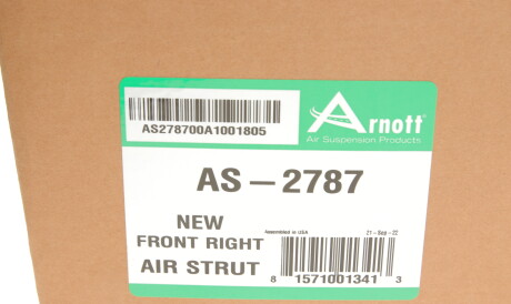 Фото 2 - Стойка амортизатору (амортизатор) ARNOTT AS-2787