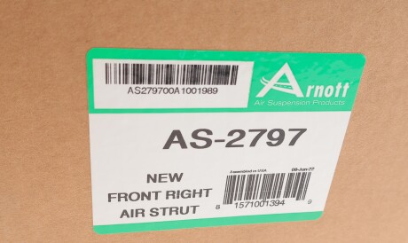 Фото 2 - Стійка амортизатору (амортизатор) ARNOTT AS-2797