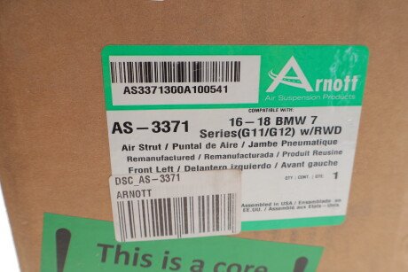 Фото 2 - Стойка амортизатору (амортизатор) ARNOTT DSC_AS-3371