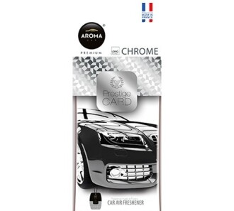 Ароматизатор Car Prestige Card CHROME - Aroma 83544