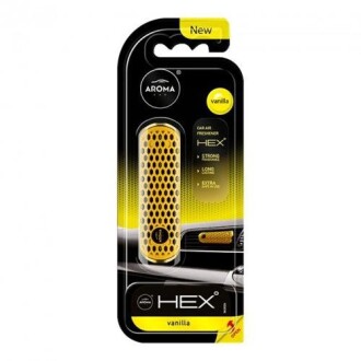 Ароматизатор на дефлектор Car HEX 10g - VANILLA (11шт) - Aroma 83577