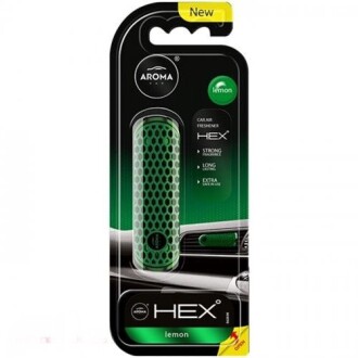 Ароматизатор на дефлектор Car HEX 10g - LEMON (11шт) - Aroma 83579