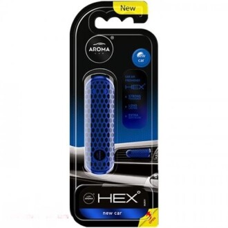 Ароматизатор на дефлектор Car HEX 10g - NEW CAR (11шт) - Aroma 83581