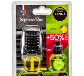 Ароматизатор Car Supreme DUO Slim LEMON 2x7мл - Aroma 92252
