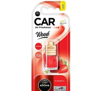 Ароматизатор Car Wood STRAWBERRY 6мл - Aroma 92795