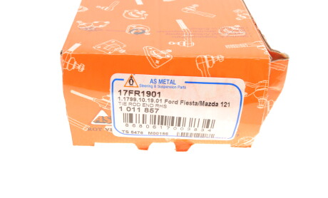 Фото 5 - Рульовий наконечник AS Metal 17FR1901