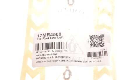 Фото 3 - Рулевой наконечник AS Metal 17MR4500