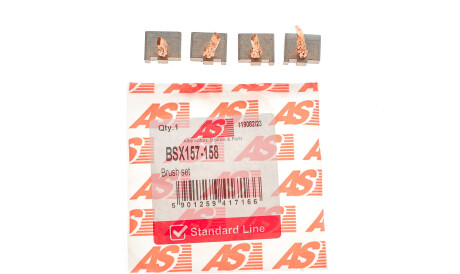 Фото 3 - Щітка стартера AS-PL BSX157-158 (BSX157158)