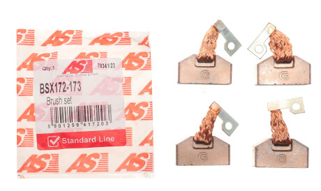 Фото 2 - Щетка стартера AS-PL BSX172-173