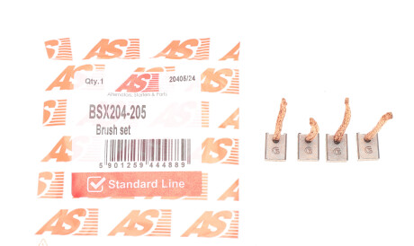 Фото 2 - Щетка стартера AS-PL BSX204-205 (BSX204205)