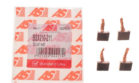 Фото 2 - Щетка стартера AS-PL BSX210-211