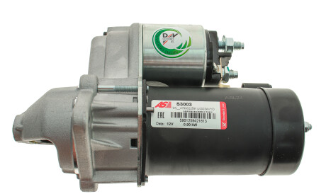 Стартер 12V 0.90kW - (96550792, 09163856, 09512051) AS-PL S3003