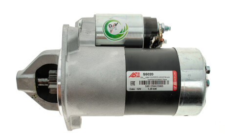 Стартер Mitsubishi L200/L300/Pajero 86-07 (12V/1.2kw) (z=8) - (m2T24181, M2T24281, M2T25581) AS-PL S5020