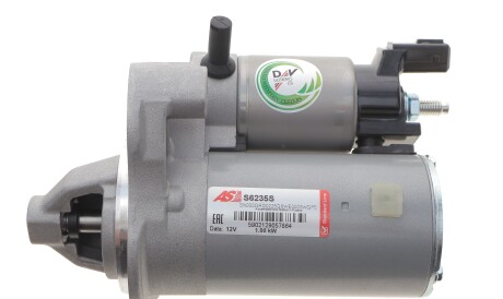 Стартер Citroen C3/C4/Peugeot 108/2008/208/301 1.0/1.2 VTI 12- (12V/1kw) (z=10) AS - AS-PL S6235S