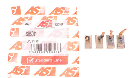 Фото 2 - Щітка стартера AS-PL SB5001