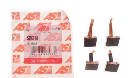 Фото 2 - Щетка стартера AS-PL SB6018