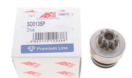 Фото 2 - Бендікс стартера AS-PL SD0135P