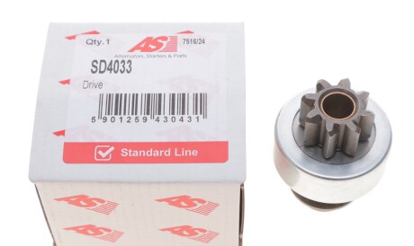 Фото 2 - Бендікс стартера AS-PL SD4033