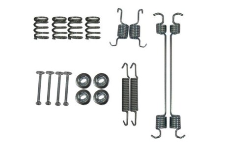 Монтажний к-кт гальмівних колодок Logan 04-/Sandero 08- (180mm) - (7701205756, 430862, 1554695) ASAM 01341