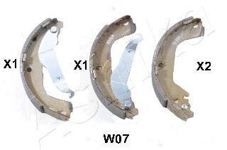 Комплект гальмівних колодок - ASHIKA 55-0W-W07