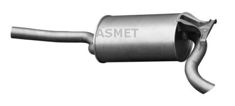 Задній. глушник,випускна сист. - ASMET 01004