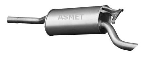 Задній. глушник,випускна сист. - ASMET 01009