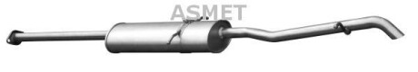 Задній. глушник,випускна сист. - ASMET 01021