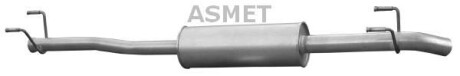 Задній. глушник,випускна сист. - ASMET 02058