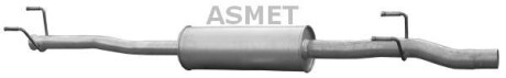 Задній. глушник,випускна сист. - ASMET 02059