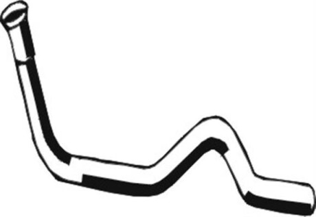 Вихлопна труба передн VW GOLF II, JETTA II 1.0/1.3 08.83-10.91 - ASMET 03.023