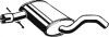 Глушник передній VW GOLF III, VENTO 1.6/1.9D/2.0 11.91-09.98 - ((1H0253409C, 1H0253409J)) ASMET 03.037 (фото 1)