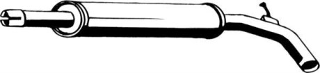 Передній глушник,випускна сист - ASMET 03094
