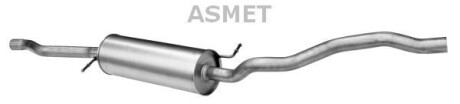 Передній глушник,випускна сист - ASMET 03098