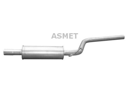 Передній глушник,випускна сист - ASMET 03108