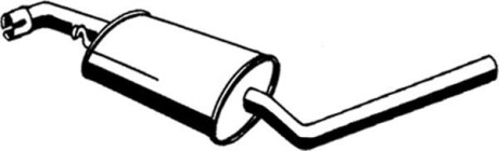 Глушник передній VW TRANSPORTER T4 2.5D 09.95-04.03 - ((074253409P, JZW253409M)) ASMET 04.074