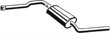 Глушник передній VW TRANSPORTER T4 1.9D 10.92-04.03 - ASMET 04.089
