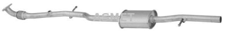 Глушник вихлопної системи середній OPEL AGILA A 1.2 09.00-12.07 - ASMET 05.151