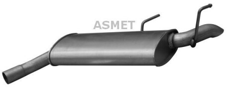 Задній. глушник,випускна сист. - ASMET 05178